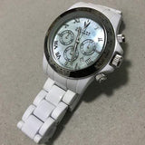 La boutique de la montre pour homme Acier inoxydable Blanc 1 Vintage Concept Fashion Montre Quartz chronographe