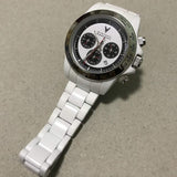 La boutique de la montre pour homme Acier inoxydable Vintage Concept Fashion Montre Quartz chronographe