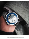 La boutique de la montre pour homme bracelet cuir Montre automatique de luxe bracelet en cuir véritable