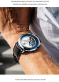 La boutique de la montre pour homme bracelet cuir Montre automatique de luxe bracelet en cuir véritable pour hommes