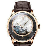 La boutique de la montre pour homme bracelet cuir P3 Montre automatique de luxe bracelet en cuir véritable pour hommes