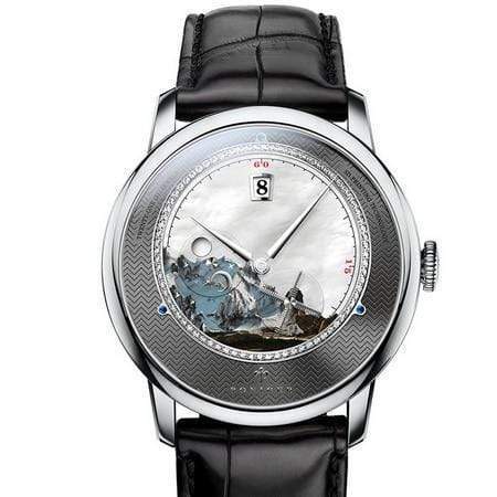 La boutique de la montre pour homme bracelet cuir p9 Montre automatique de luxe bracelet en cuir véritable pour hommes