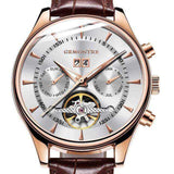 La boutique de la montre pour homme bracelet cuir Rose Montre Classique Mécanique Hommes Automatique