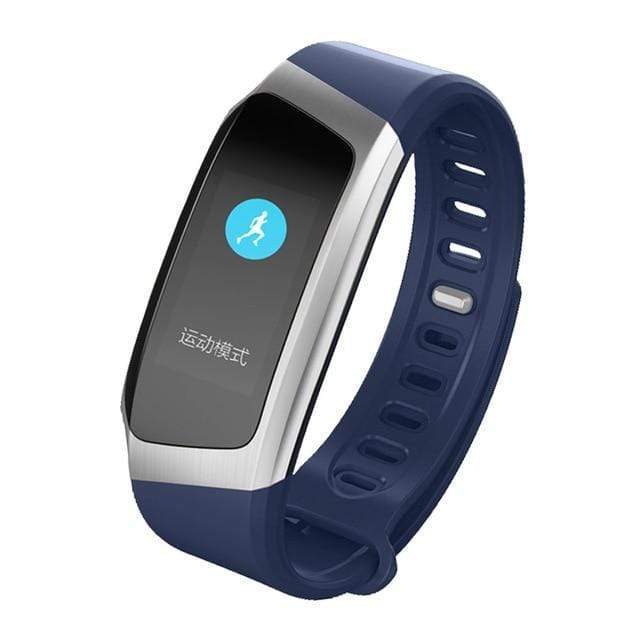 La boutique de la montre pour homme montre intelligente Bleu Montre intelligente ip67 étanche moniteur de fréquence cardiaque