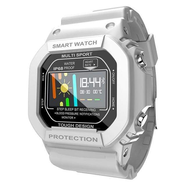La boutique de la montre pour homme Montre Sport Homme Blanc Montre intelligente hommes étanche IP68 Bluetooth Smart Watch Men