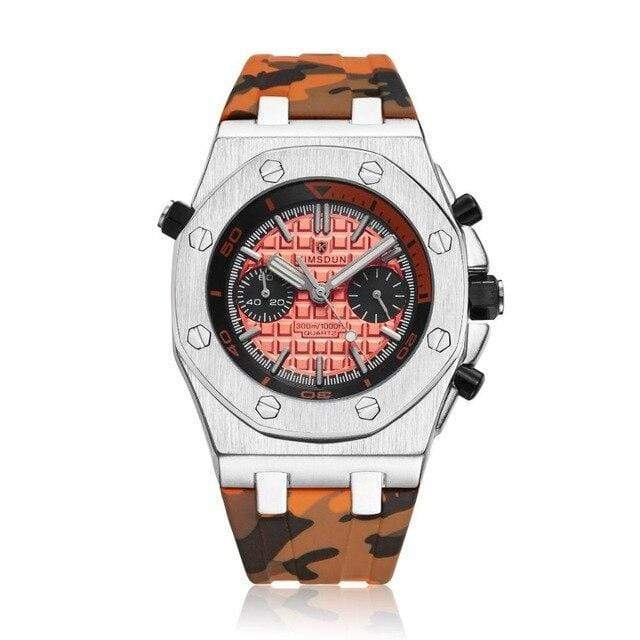 La boutique de la montre pour homme Montre Sport Homme k1223-1 Montre à quartz bracelet en silicone mode décontractée