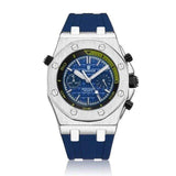 La boutique de la montre pour homme Montre Sport Homme k1223-12 Montre à quartz bracelet en silicone mode décontractée