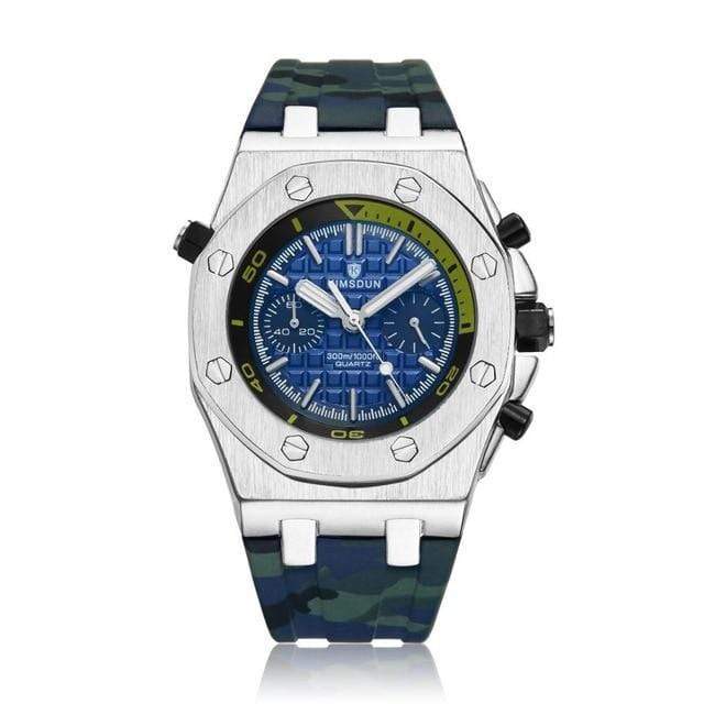 La boutique de la montre pour homme Montre Sport Homme k1223-2 Montre à quartz bracelet en silicone mode décontractée