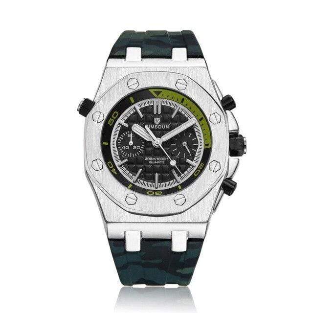 La boutique de la montre pour homme Montre Sport Homme k1223-5 Montre à quartz bracelet en silicone mode décontractée