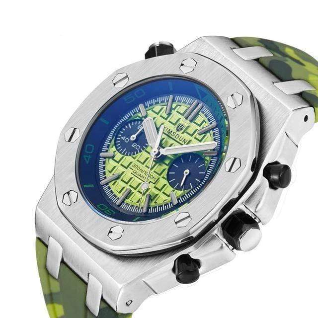 La boutique de la montre pour homme Montre Sport Homme Montre à quartz bracelet en silicone mode décontractée