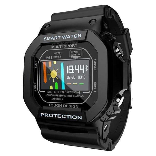 La boutique de la montre pour homme Montre Sport Homme Noir Montre intelligente hommes étanche IP68 Bluetooth Smart Watch Men