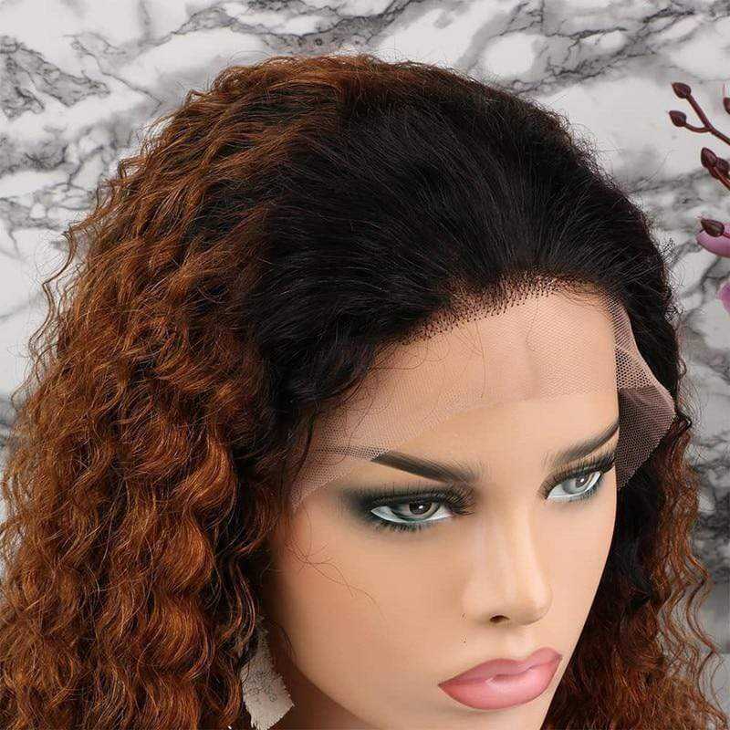 La boutique de la Perruque perruque de cheveux humain Perruque naturelle bouclée dentelle