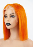 La boutique de la Perruque perruque de cheveux humain Perruques cheveux humain indien orange
