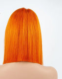 La boutique de la Perruque perruque de cheveux humain Perruques cheveux humain indien orange