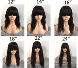 La Boutique du cheveu et de la perruque cheveux humains Couleur naturelle / 22pouces Perruque cheveux humains 150% densité