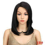 La Boutique du cheveu et de la perruque Perruque Synthétique #1B / 18pouces Perruque Noble Synthétique de Qualité