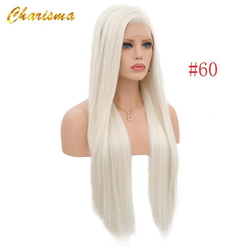 La Boutique du cheveu et de la perruque Perruque Synthétique #60 / 24pouces Perruque synthétique avec partie naturelle