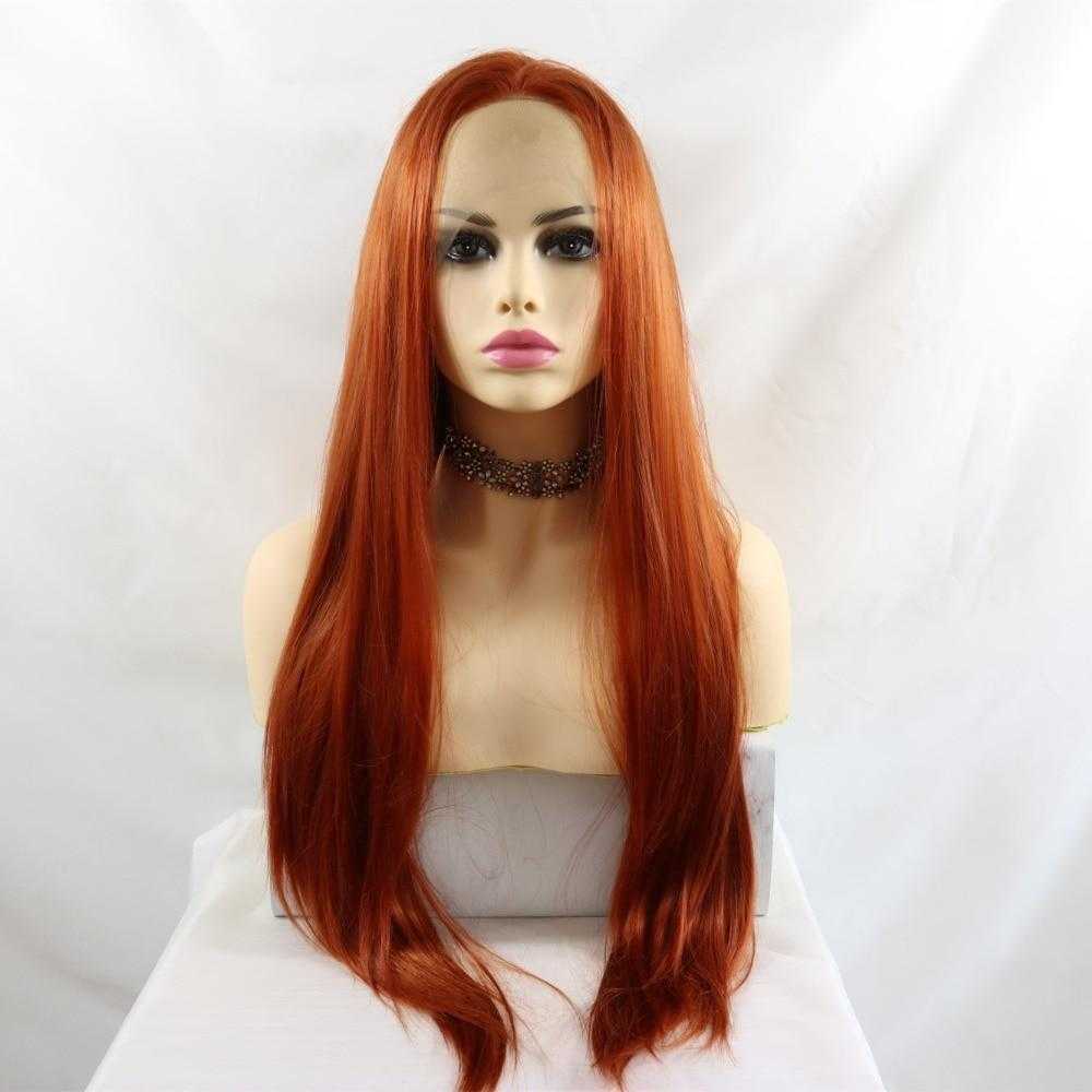 La Boutique du cheveu et de la perruque Perruque Synthétique Orange / 20pouces Perruque synthétique orange