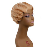 La Boutique du cheveu et de la perruque Perruque Synthétique Platinum Blonde / 5 centimètres Perruque synthétique style afro-américain