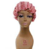 La Boutique du cheveu et de la perruque Perruque Synthétique Rose / 5 centimètres Perruque synthétique style afro-américain