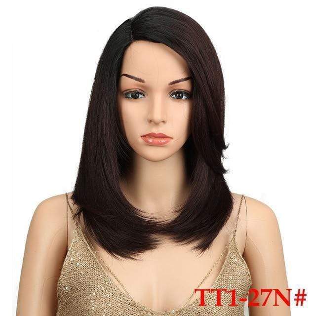 La Boutique du cheveu et de la perruque Perruque Synthétique TT127N / 18 pouces Perruque Noble Synthétique de Qualité