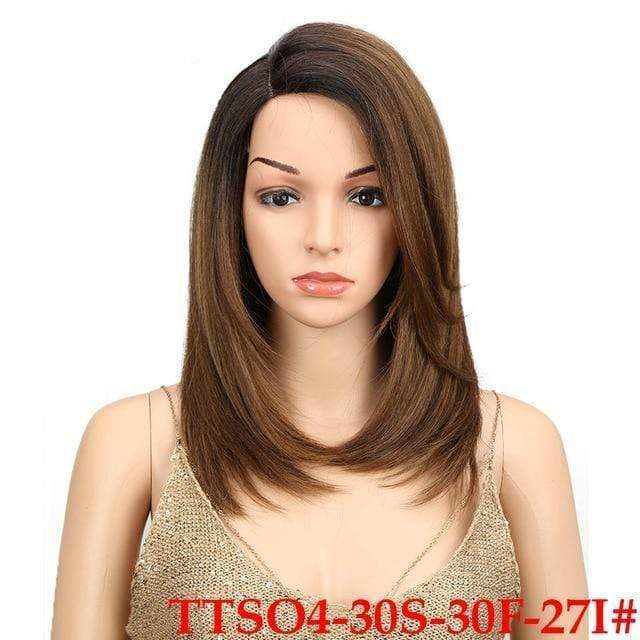 La Boutique du cheveu et de la perruque Perruque Synthétique TTSO430S30F27I / 18 pouces Perruque Noble Synthétique de Qualité