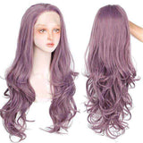 La Boutique du cheveu et de la perruque Perruque Synthétique Violet-1 perruque Longue Ondulée Synthétique Avant de Lacet