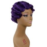 La Boutique du cheveu et de la perruque Perruque Synthétique Violet / 5 centimètres Perruque synthétique style afro-américain