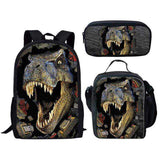 la Boutique du sac a dos Sac À Dos 5542CGK Sac scolaire impression dinosaure 3D
