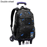 la Boutique du sac a dos sac a dos a roulettes 912302BL Sacs d'école avec 2/6 roues pour escaliers