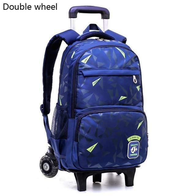 la Boutique du sac a dos sac a dos a roulettes 912302BU Sacs d'école avec 2/6 roues pour escaliers