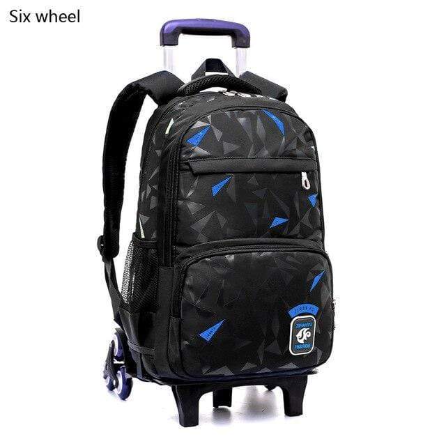 la Boutique du sac a dos sac a dos a roulettes 912306BL Sacs d'école avec 2/6 roues pour escaliers
