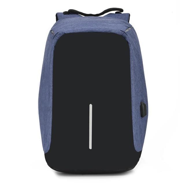 la Boutique du sac a dos Sac À Dos Bleu Sac à dos pour ordinateur portable USB