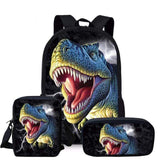 la Boutique du sac a dos Sac À Dos Z3428CEK Sac scolaire impression dinosaure 3D