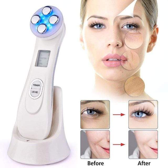 Multi-Tendance Blanc Masseur facial électrique de thérapie