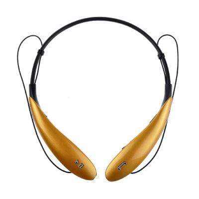 Multi-tendance casque sans fil Bluetooth Jaune Casque Bluetooth sans fil de sport