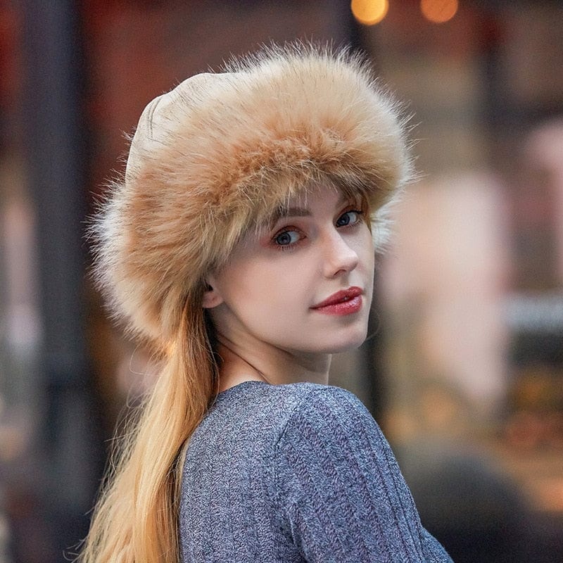 Chapka en fourrure de Mongolie, chapeau femme, chapeau d'hiver –  Multi-tendance