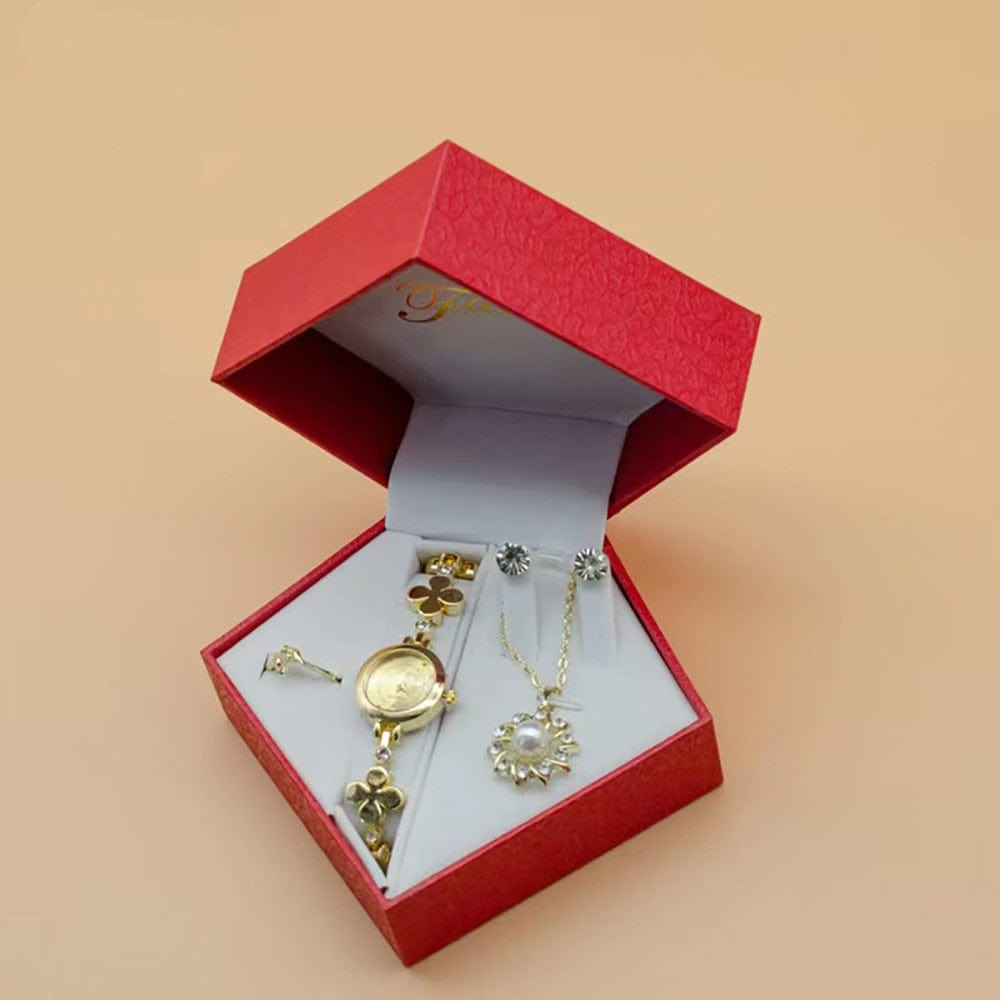 Multi-tendance Coffret 1 Coffret cadeau femme design cristal doré
