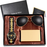 Multi-tendance Coffret 45 Cadeau homme, montre et lunettes