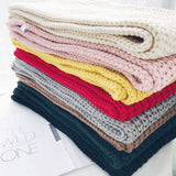 Multi-tendance Écharpe tricotée en laine pour Femme