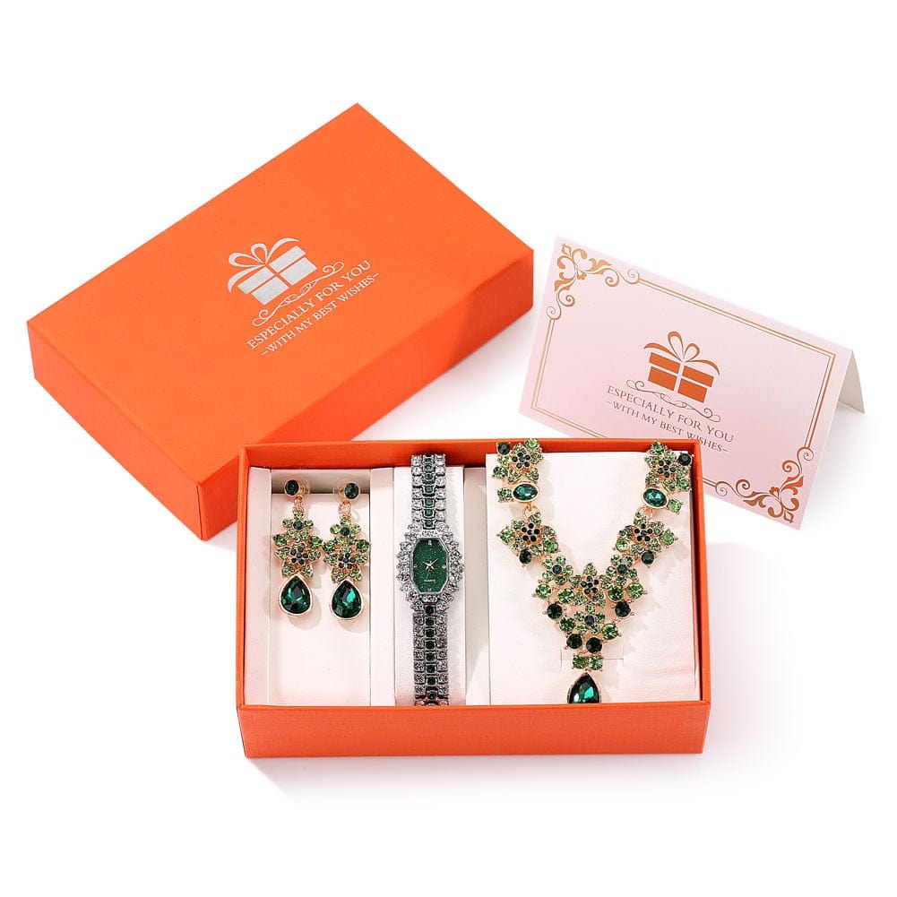 Multi-tendance Gift Set 2 Coffret cadeau bijoux montres 8 pièces