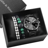Multi-tendance Keller-Weber-040 Boite cadeau homme montre et bracelet