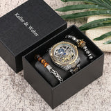 Multi-tendance mechanical watch-426 Coffret cadeau montre deux bracelets