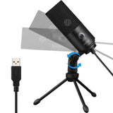 Multi-Tendance Microphone à condensateur Microphone à condensateur USB en métal