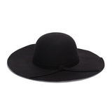 Multi-tendance Noir / Fits 55to57cm head Chapeau en laine avec nœud papillon