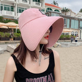 Multi-tendance Rose / Ajustable Chapeau d'été Protection UV pour femmes